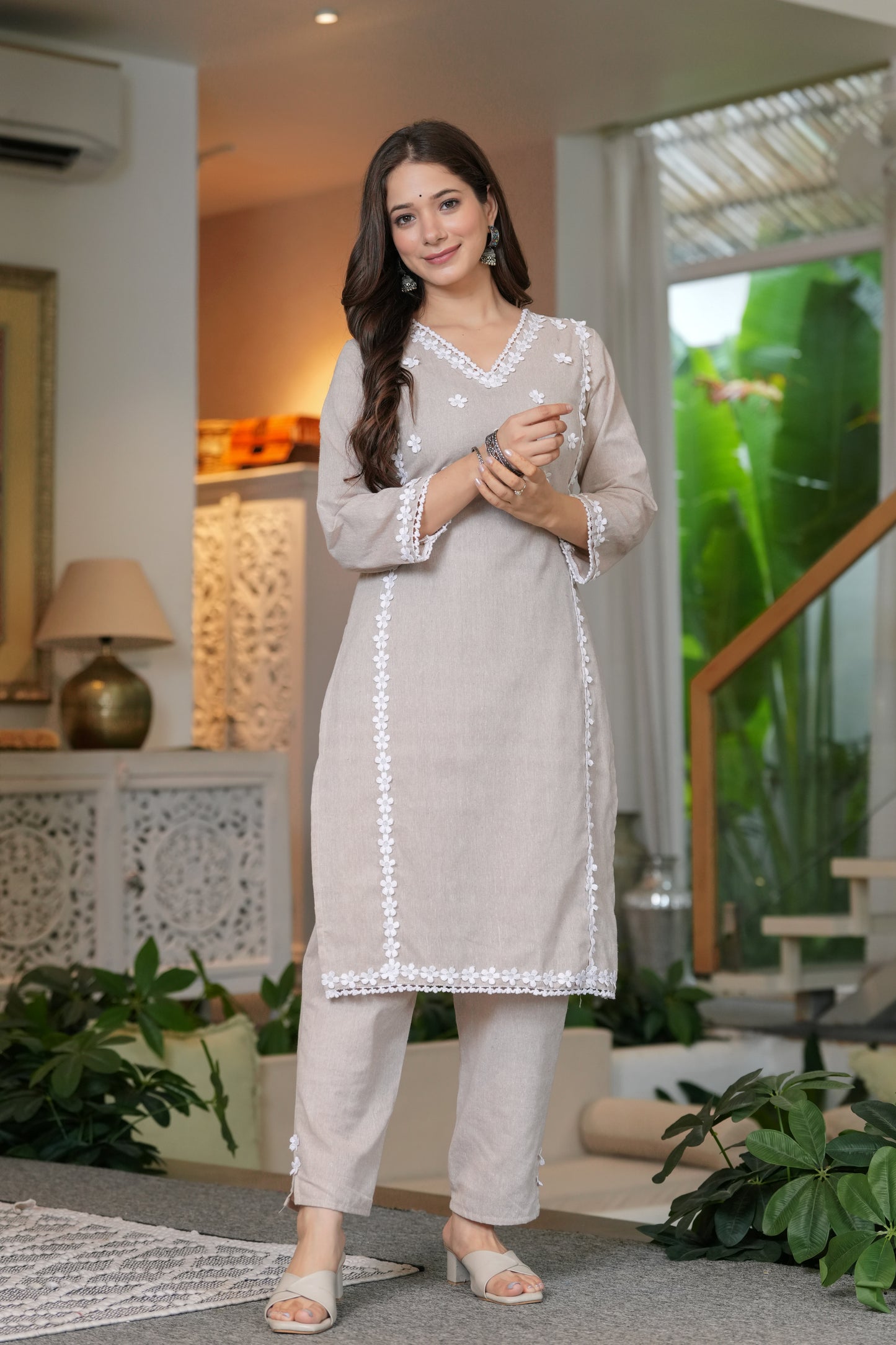 Beige Serenity Women’s Co-ord Set