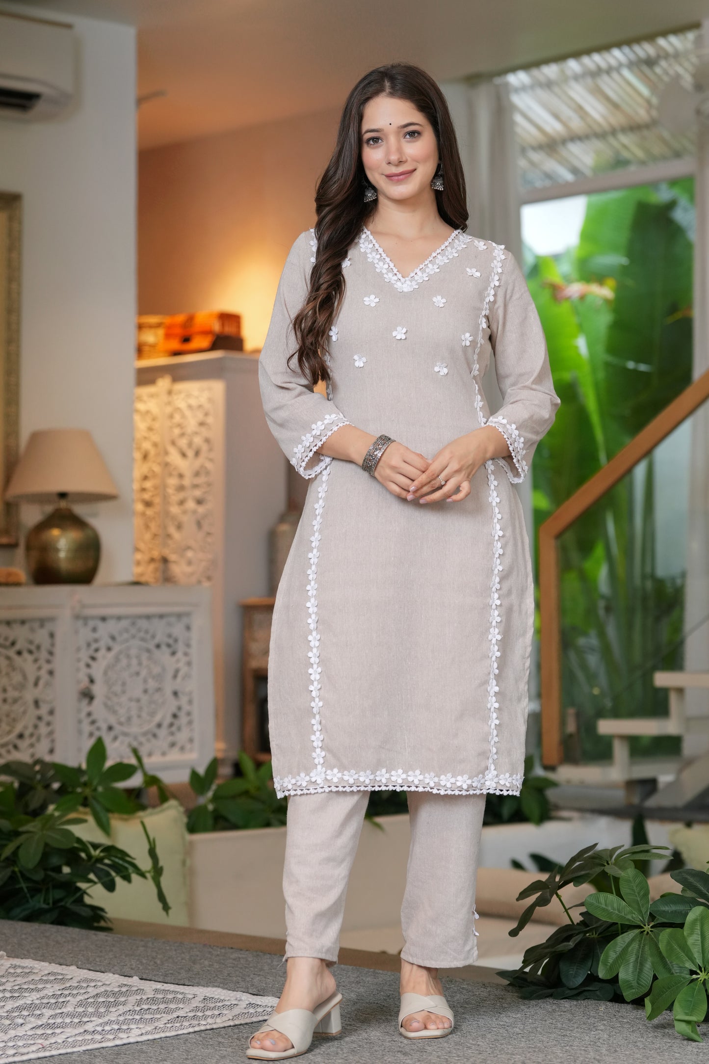 Beige Serenity Women’s Co-ord Set