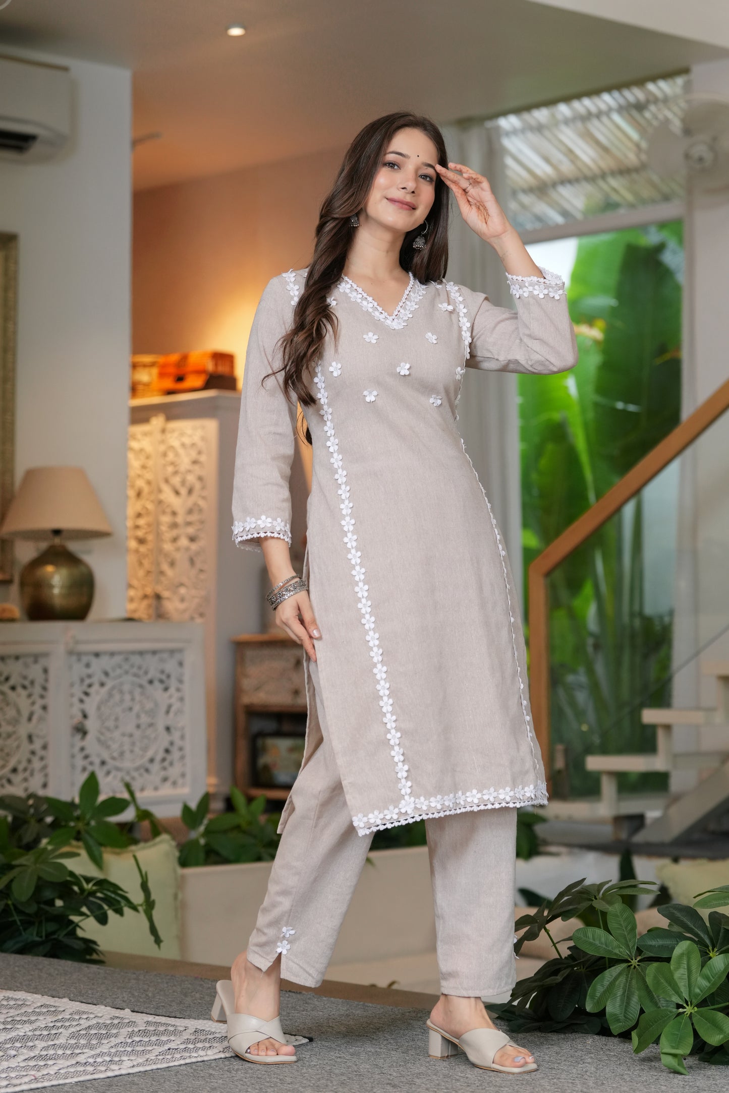 Beige Serenity Women’s Co-ord Set