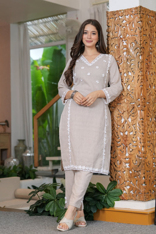 Beige Serenity Women’s Co-ord Set